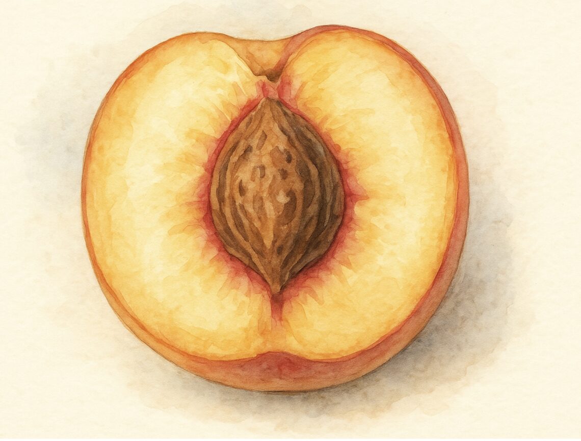 Canning peaches turned into a lesson on grit